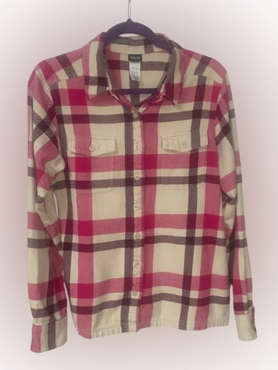 Patagonia Tops - Patagonia Shirt Women's 12 Flannel Organic Cotton Outdoor Lagenlook Gorpcore
